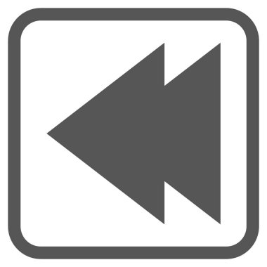 Sol vektör simgesi bir çerçeve içinde hareket