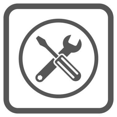 Seçenekleri vektör simgesi bir çerçeve içinde