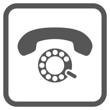 Darbeli aramayı vektör simgesi bir çerçeve içinde