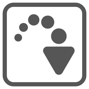 Vektör simgesi bir çerçeve içinde Yinele