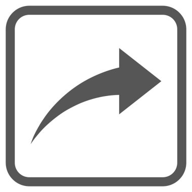 Vektör simgesi bir çerçeve içinde Yinele