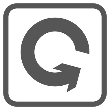 Bir çerçeve içinde CCW vektör simge döndürmek