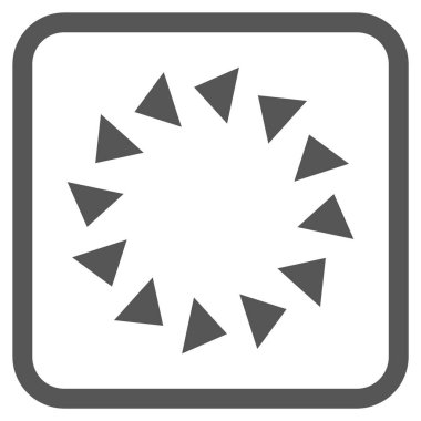 Bir çerçeve içinde CCW vektör simge döndürmek