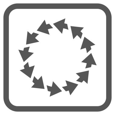 Bir çerçeve içinde CCW vektör simge döndürmek