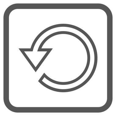 Vektör simgesi bir çerçeve içinde döndürme