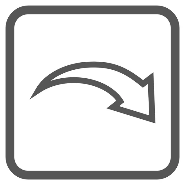 Rehacer icono vectorial en un marco — Vector de stock