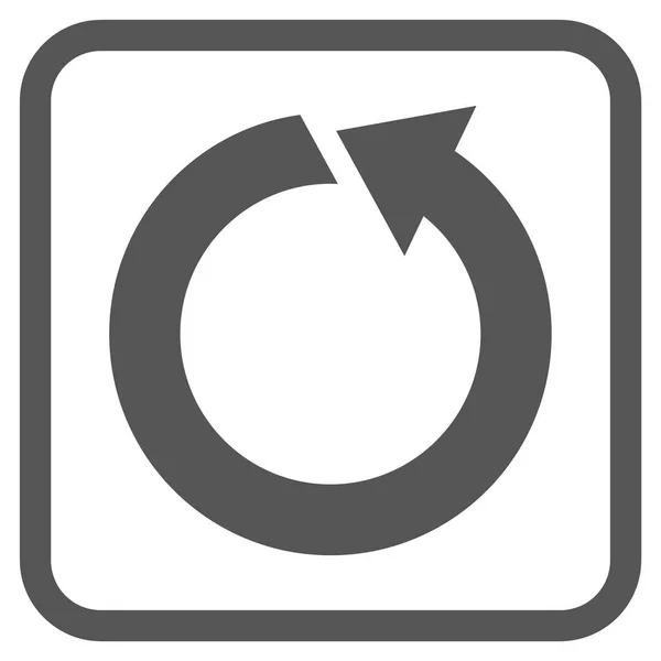 Rotate Ccw wektor ikona w ramce — Wektor stockowy