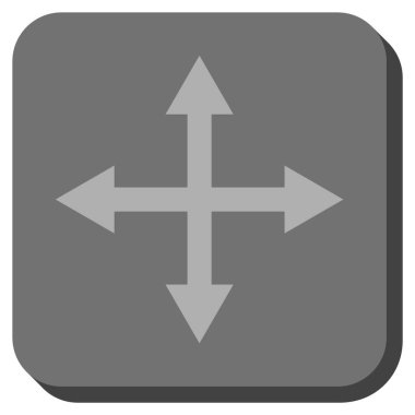 Oklar yuvarlatılmış kare vektör simgesini genişletin