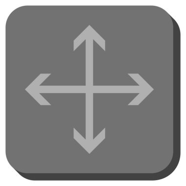 Oklar yuvarlatılmış kare vektör simgesini genişletin