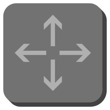 Oklar yuvarlatılmış kare vektör simgesini genişletin