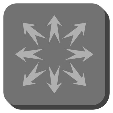 Oklar yuvarlatılmış kare vektör simgesini genişletin