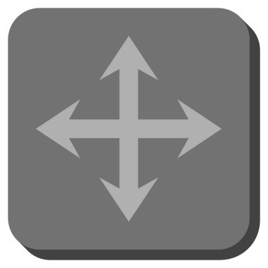 Oklar yuvarlatılmış kare vektör simgesini genişletin