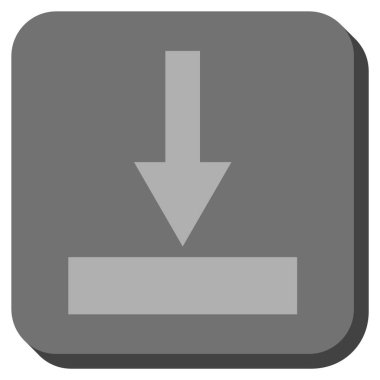 Hareket alt kare vektör simge yuvarlak