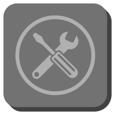 Seçenekleri yuvarlatılmış kare vektör simgesi