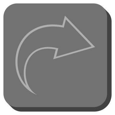 Yuvarlatılmış Kare vektör simge Yinele