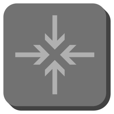 Oklar yuvarlatılmış kare vektör simge azaltmak