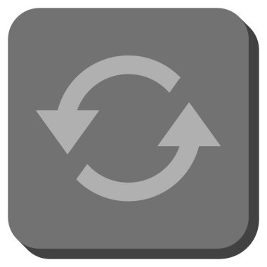 Oklar yuvarlatılmış kare vektör simge Yenile