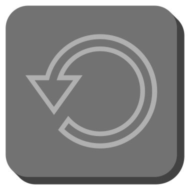 Yuvarlatılmış Kare vektör simge döndürmek