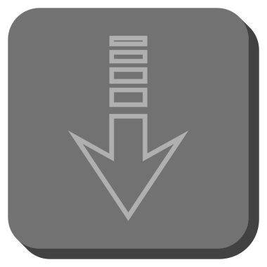 Yuvarlatılmış Kare vektör simgesi gönder