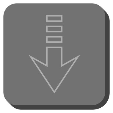 Yuvarlatılmış Kare vektör simgesi gönder