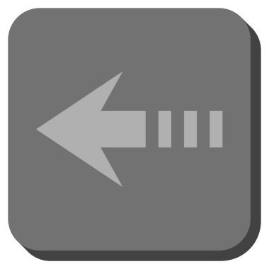 Kare vektör simge sol yuvarlak göndermek