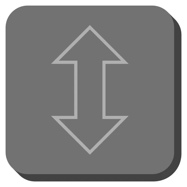 Exchange verticaal afgerond vierkant Vector Icon — Stockvector