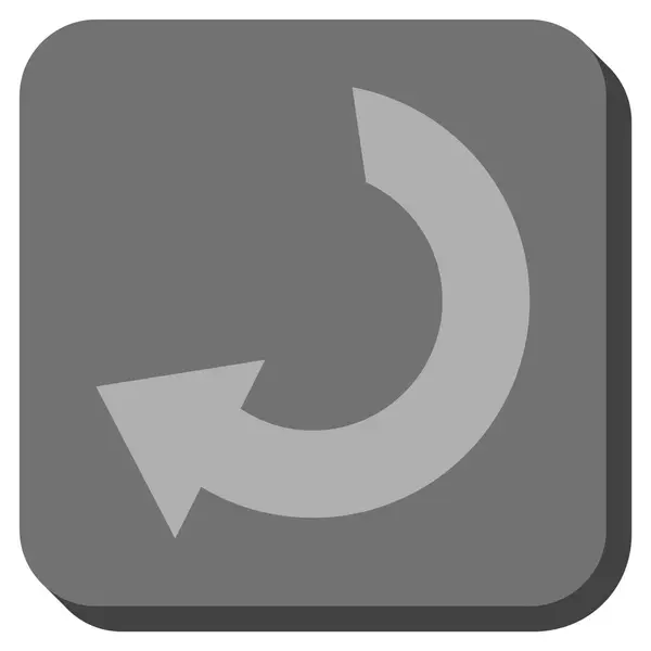 Girar redondeado cuadrado Vector icono — Vector de stock