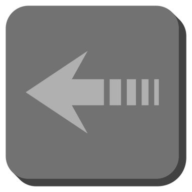 Kare vektör simge sol yuvarlak göndermek