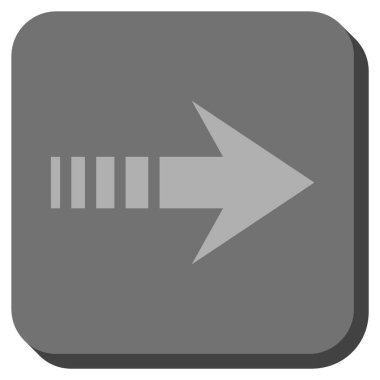 Kare vektör simgesi sağ yuvarlak göndermek