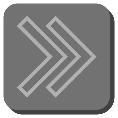 Şu yuvarlak üst karakter kare vektör simgesi