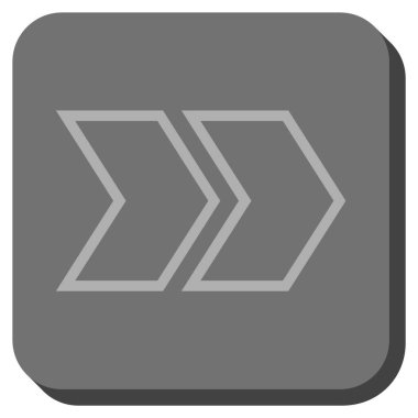 Şu yuvarlak üst karakter kare vektör simgesi