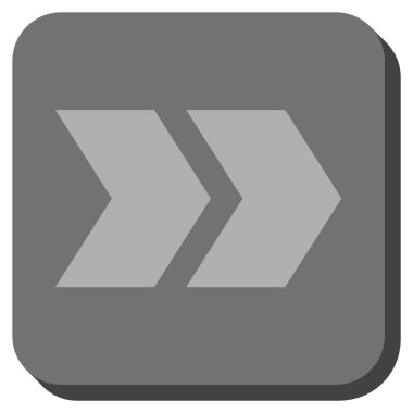 Şu yuvarlak üst karakter kare vektör simgesi