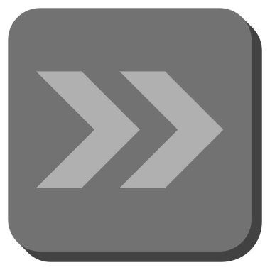 Şu yuvarlak üst karakter kare vektör simgesi