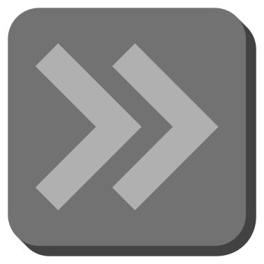 Şu yuvarlak üst karakter kare vektör simgesi