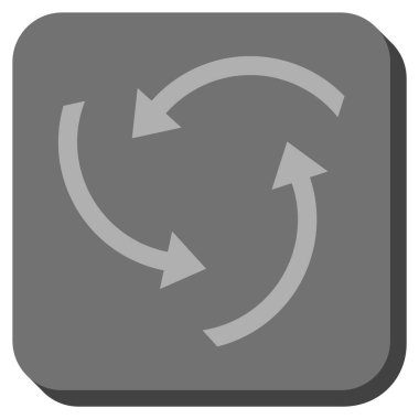 Oklar yuvarlatılmış kare vektör simge girdap