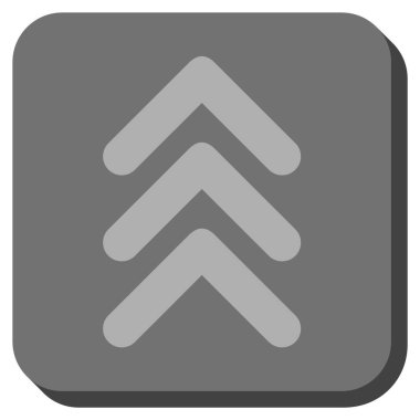 Yuvarlatılmış Kare vektör simge yukarı çift ok ucu