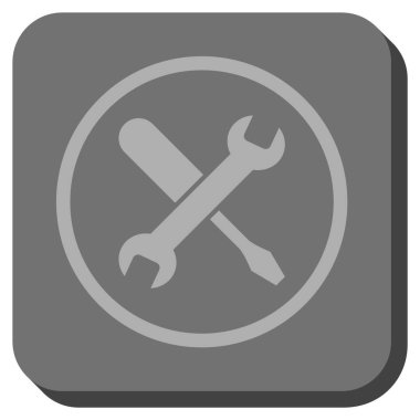 Yuvarlatılmış Kare vektör simge ayarlama