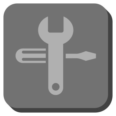 Yuvarlatılmış Kare vektör simge ayarlama