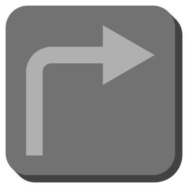 Doğru yuvarlatılmış kare vektör simge açmak