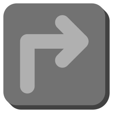 Doğru yuvarlatılmış kare vektör simge açmak