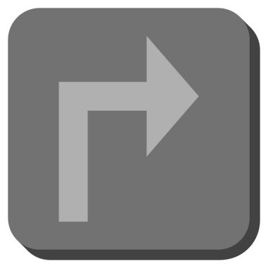 Doğru yuvarlatılmış kare vektör simge açmak