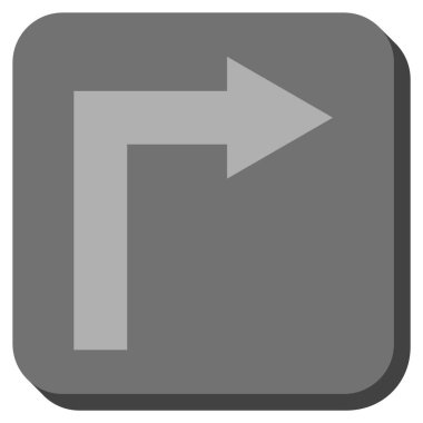 Doğru yuvarlatılmış kare vektör simge açmak