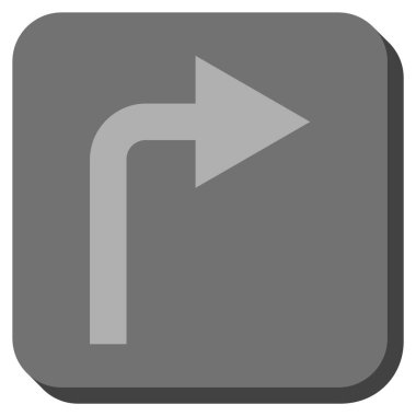 Doğru yuvarlatılmış kare vektör simge açmak