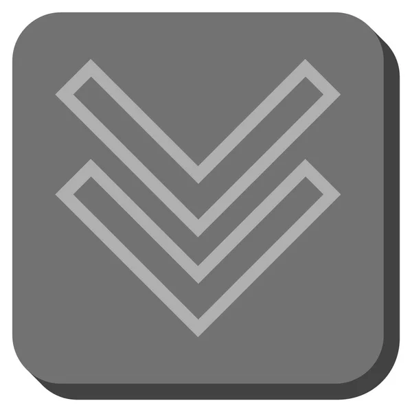 Tolás lekerekített négyzet alakú Vector Icon — Stock Vector