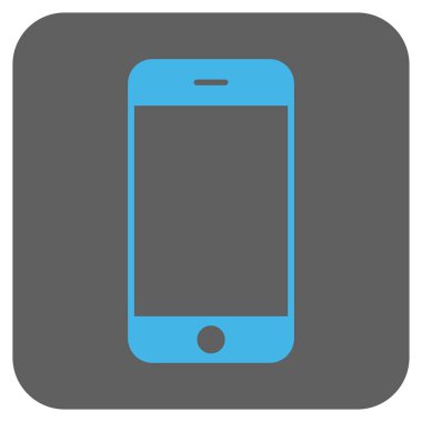 Smartphone yuvarlatılmış kare vektör simgesi