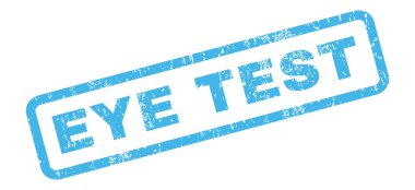 Göz testi kauçuk damga