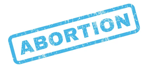 Carimbo de borracha de aborto —  Vetores de Stock