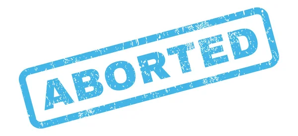 Selo de borracha ABORTED —  Vetores de Stock