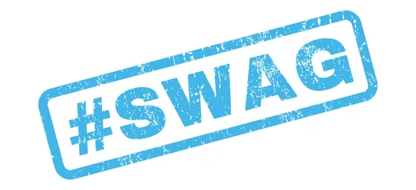 Hashtag Swag gummistämpel — Stock vektor