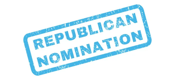 Republikanska nomineringen gummistämpel — Stock vektor